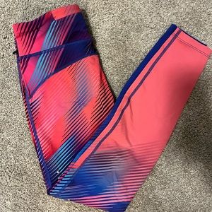 Nike Running Tights in Blue and Pink